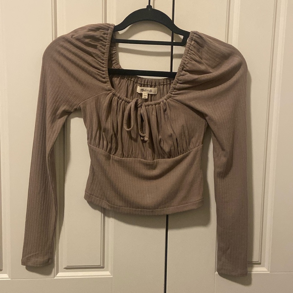 Madewell long sleeve top